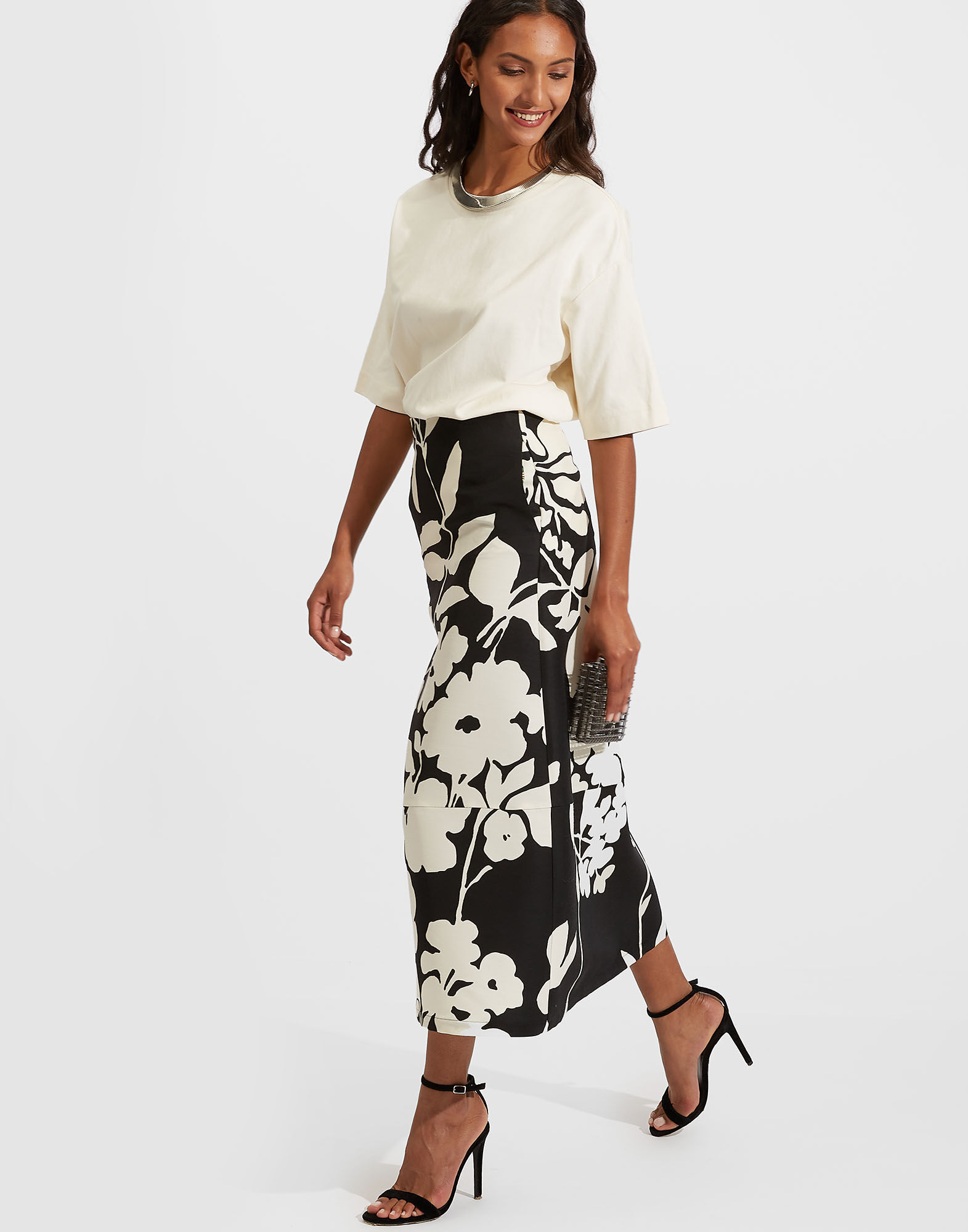 La DoubleJ A-Long Skirt Winter Jasmine SKI0018CAD001WIJ0001