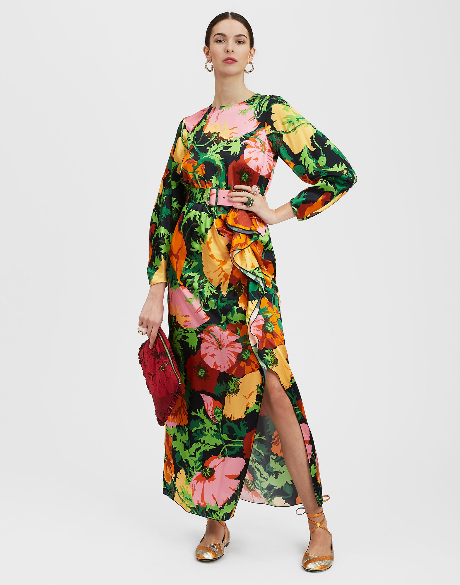 La DoubleJ Penny Dress Wonderland Black DRE0631VIS012WON01BL01