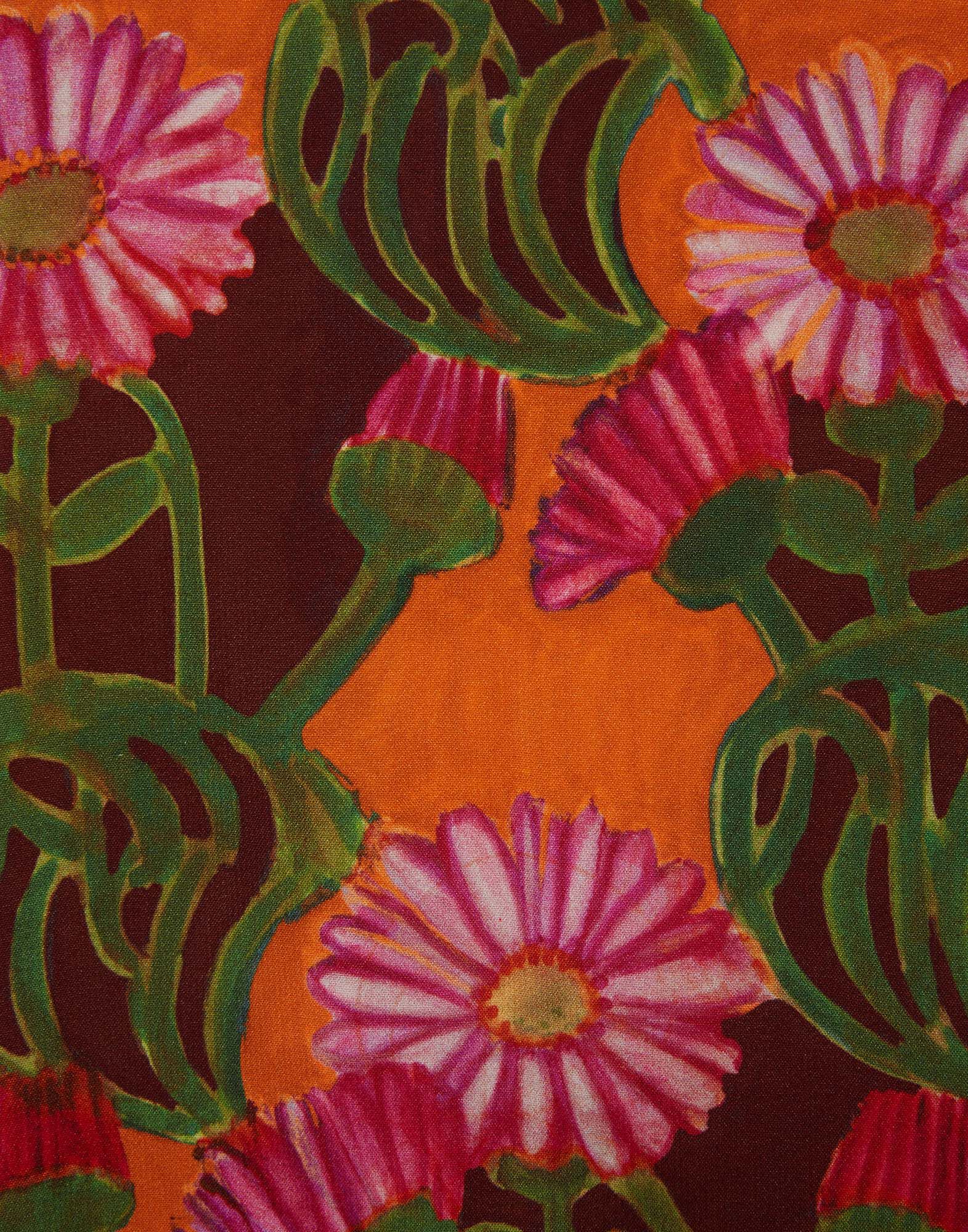 La DoubleJ Long Sleeve Swing Dress Orange Gerber DRE0184VIS001GER0002