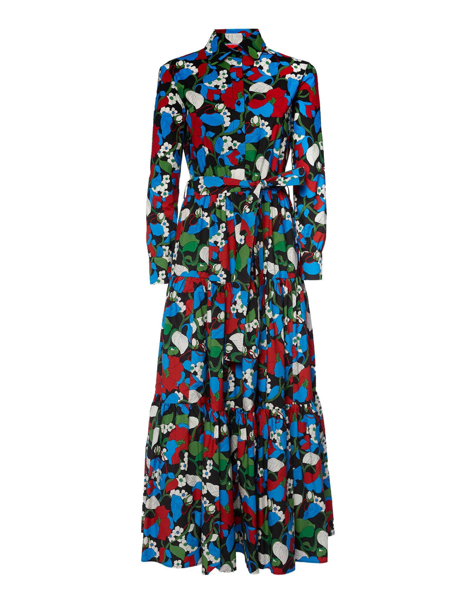 La DoubleJ Bellini Dress Vines Black DRE0016COT001VIN0004
