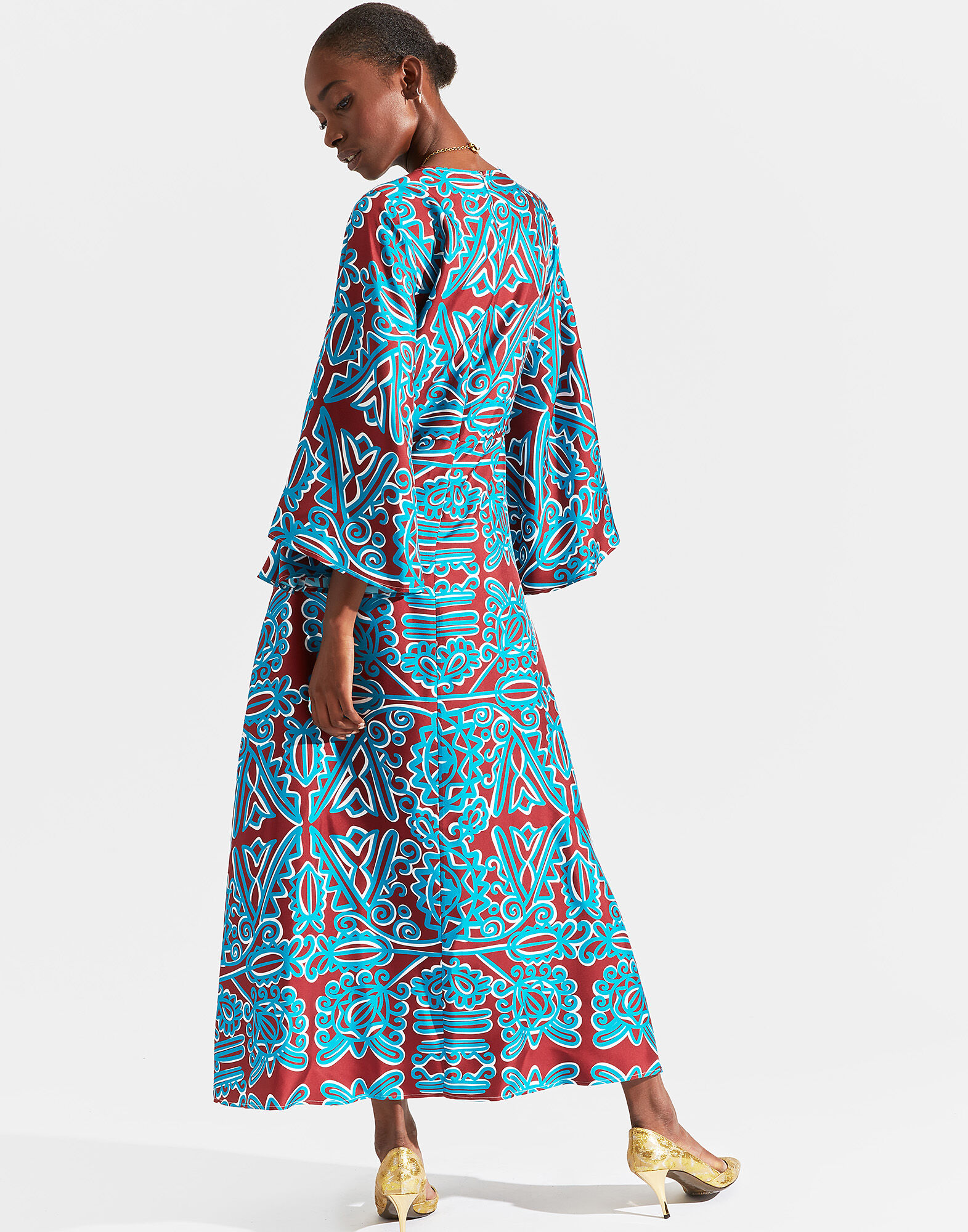 LaDoubleJ Sorella Dress Parnaveg Turchese DRE0179SIL001PRN0003