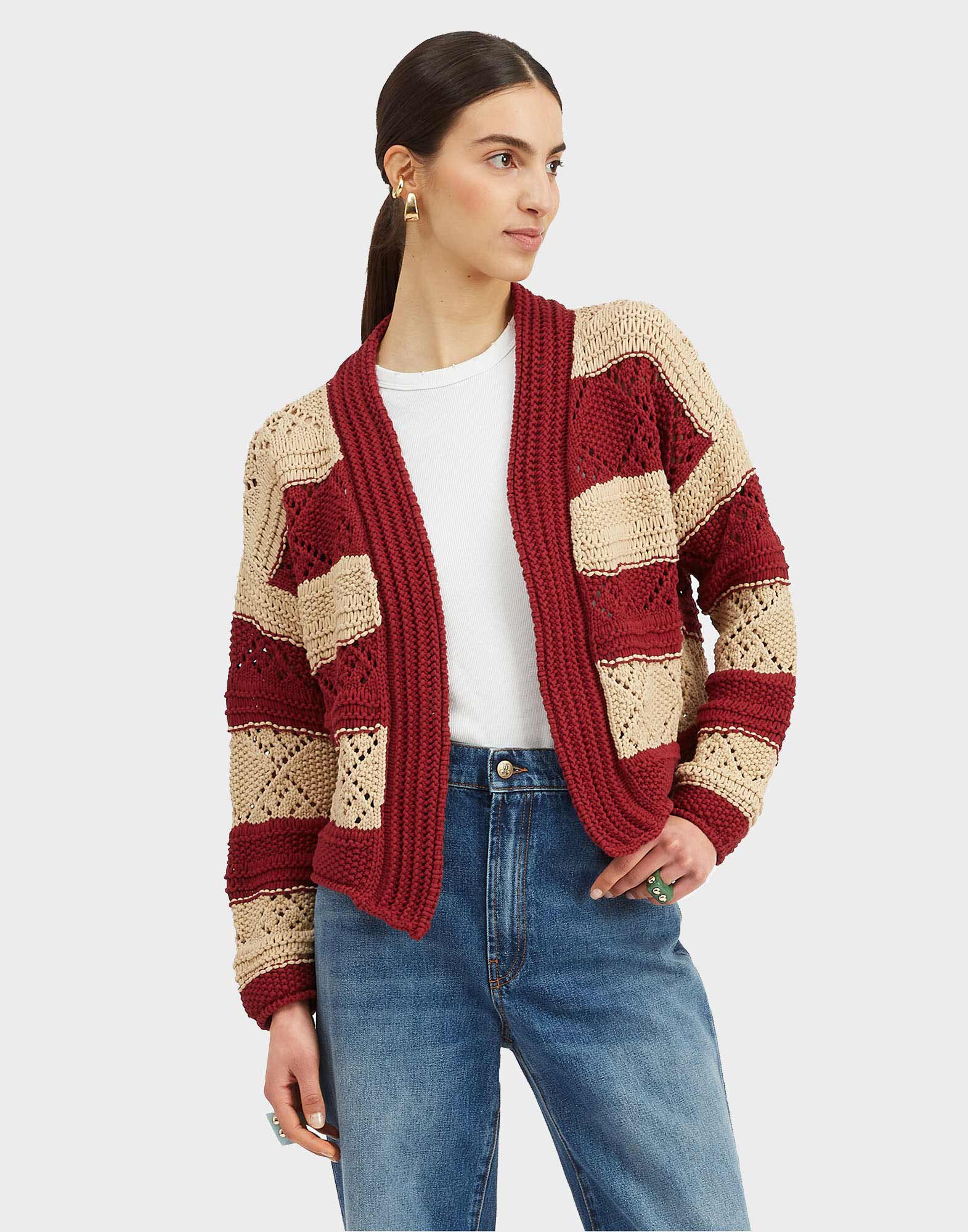 La DoubleJ Summer Bolero Solid Ivory PUL0143KNI105VA226WH04