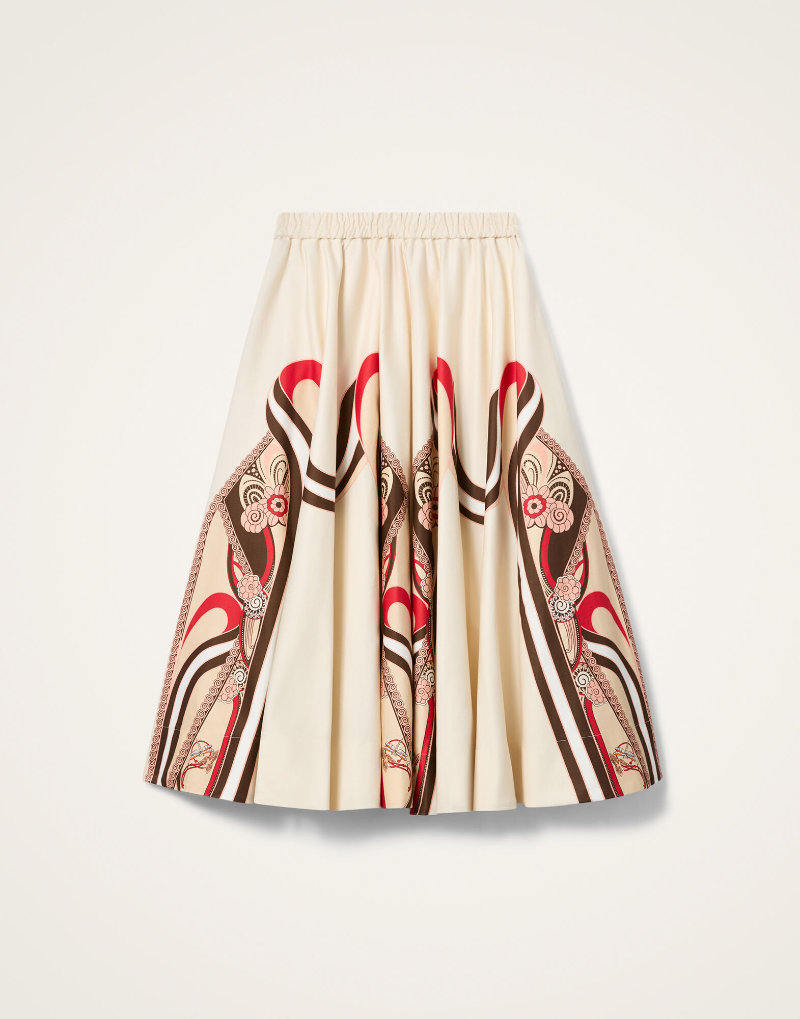 La DoubleJ Ballerina Skirt Ambrosia Plac&eacute;e Red SKI0199COT094AMB03RE01