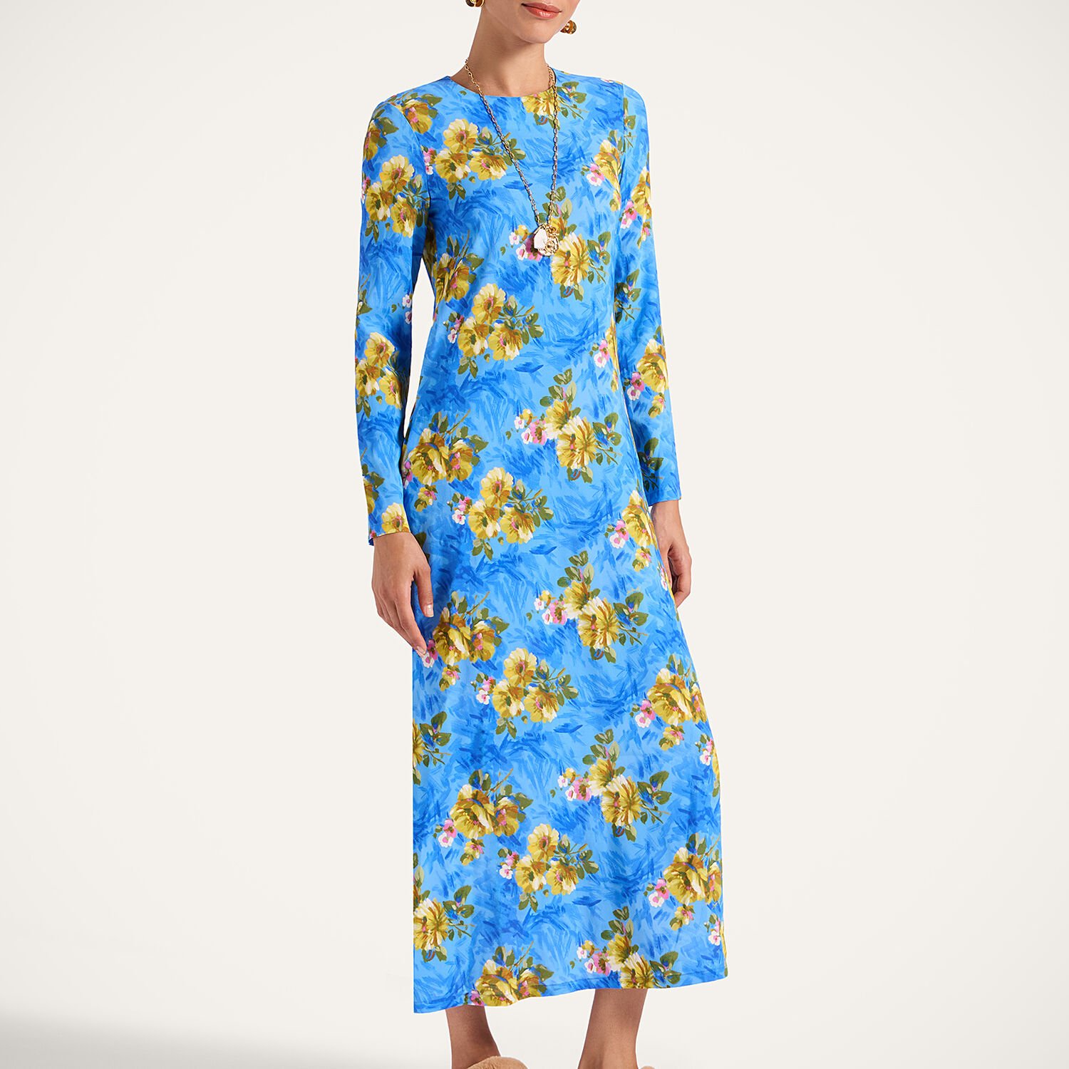 La Double J Long Sleeve Swing Dress