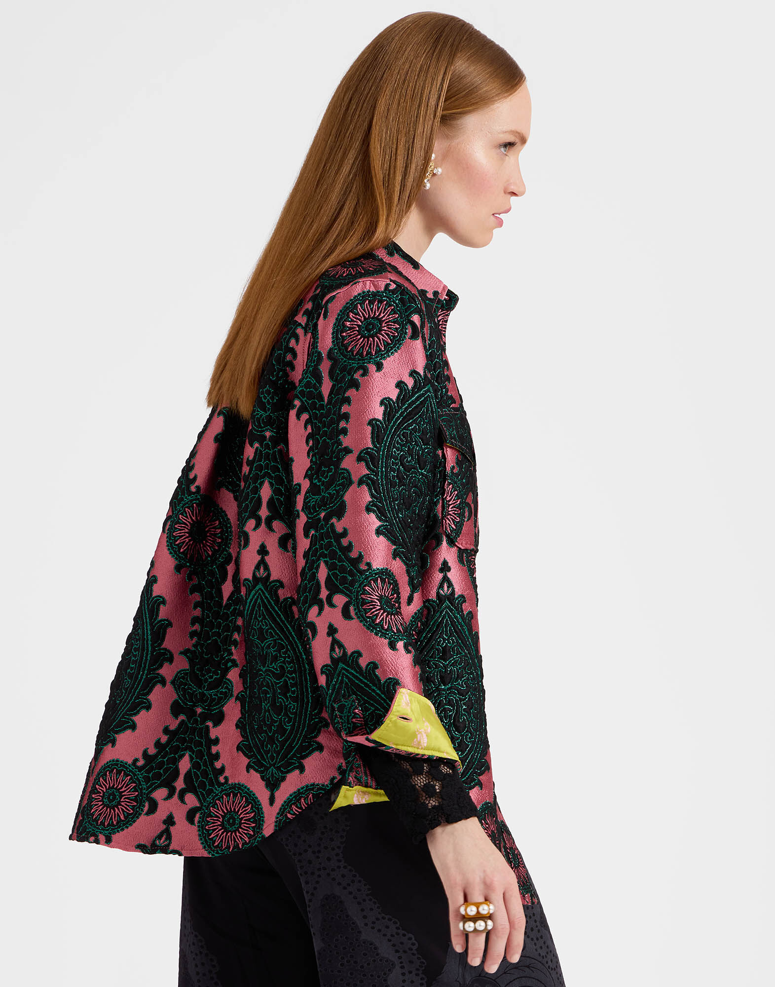 La DoubleJ Better Than Your Boyfriend's Jacket Oltrarno Pink JAC0112JCQ084OLT01PI01