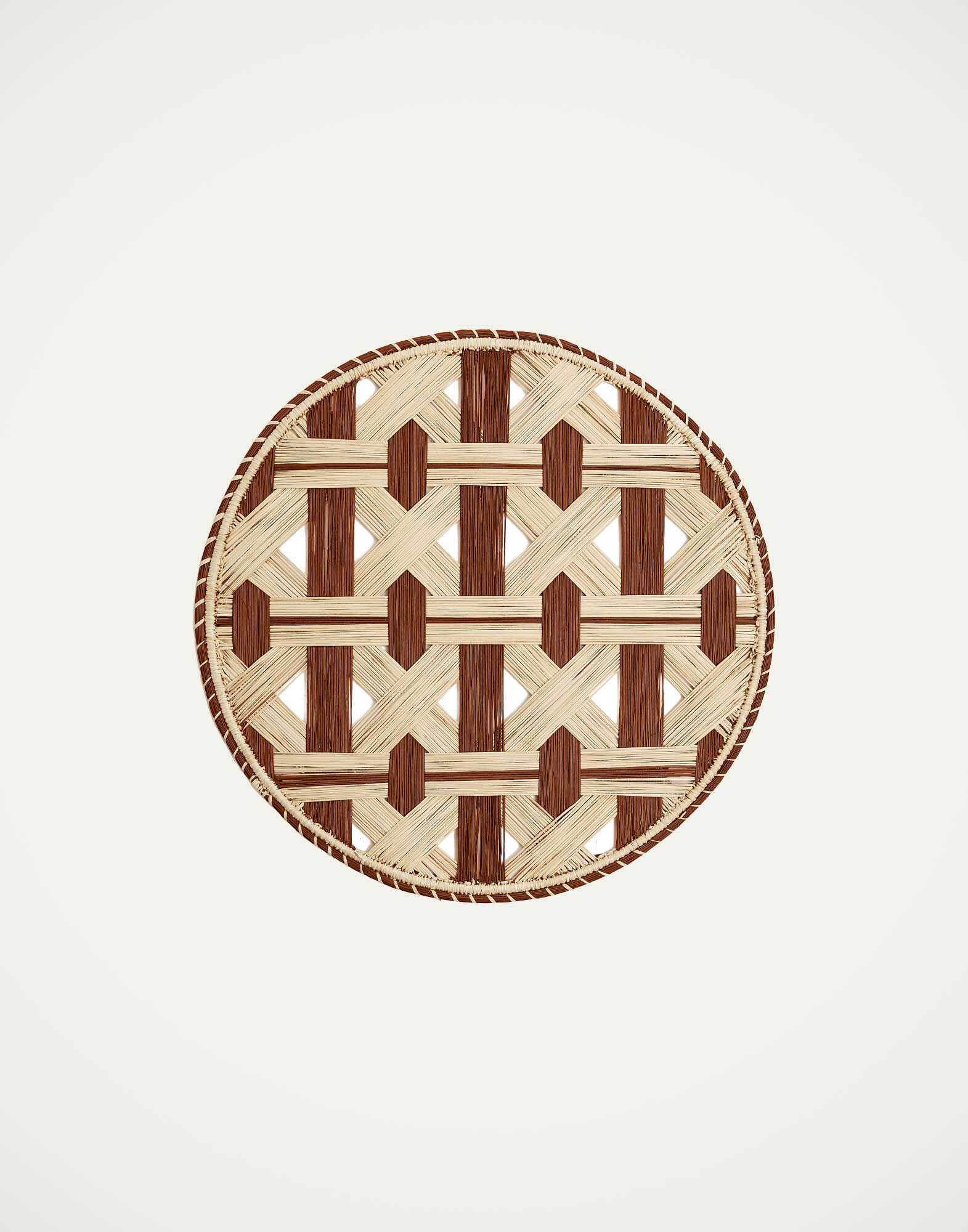 La DoubleJ Raffia Placemats Set Of 2 Napoli Cioccolato TBM0011RAF007NAP0005