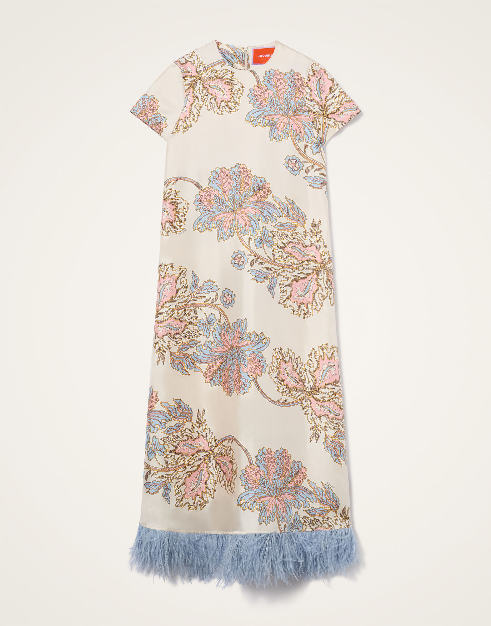 La DoubleJ Swing Dress Swathe Ivory DRE0316SIL001SWA01WH04