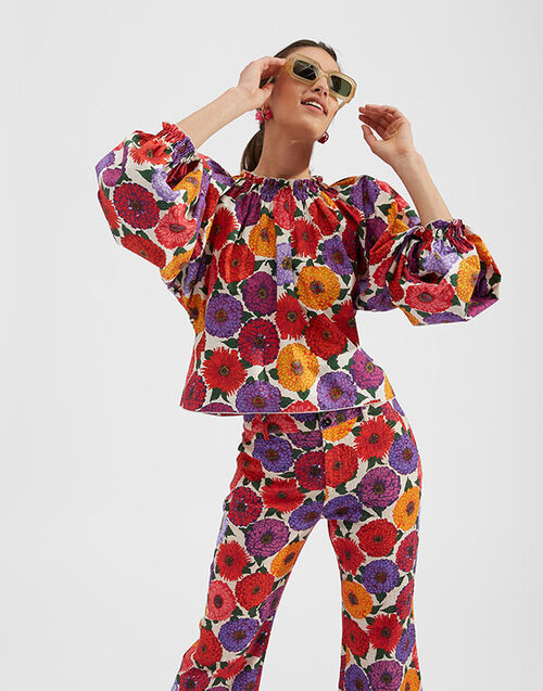 La DoubleJ Boho Top Zinnie TOP0072COT001ZIN0001