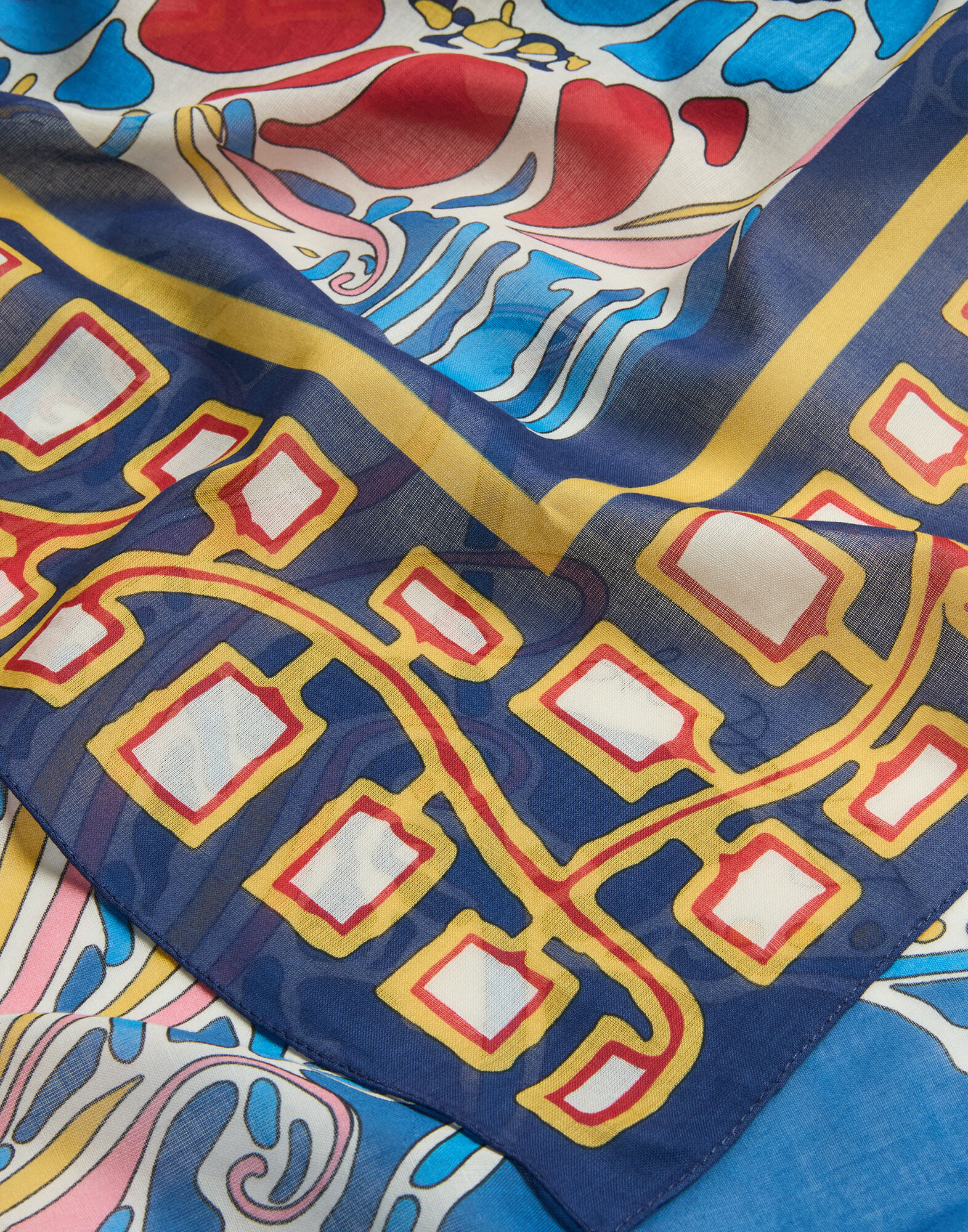 La DoubleJ Pareo Lemuria Plac&eacute;e Blue SCA0051COT021LEM02BU03