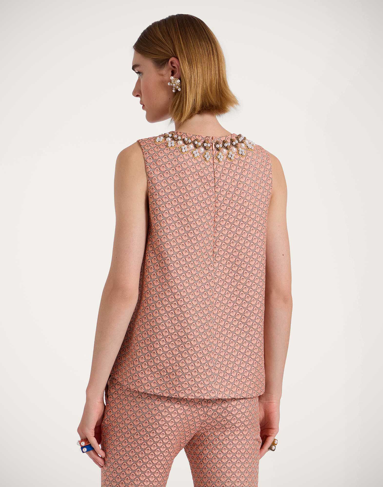 La DoubleJ La Scala Top Tulip Pale Pink TOP0140JCQ088TUL05PI02