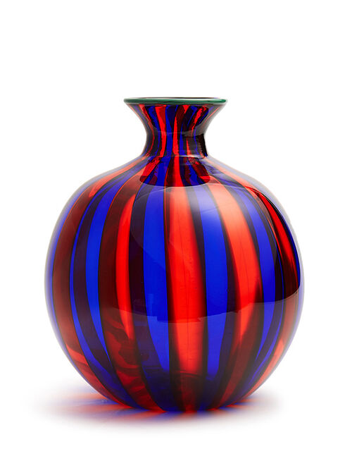 La DoubleJ Ciccio Vase (Smooth) Blu/Rosso VAS0009MUR001MUL0038