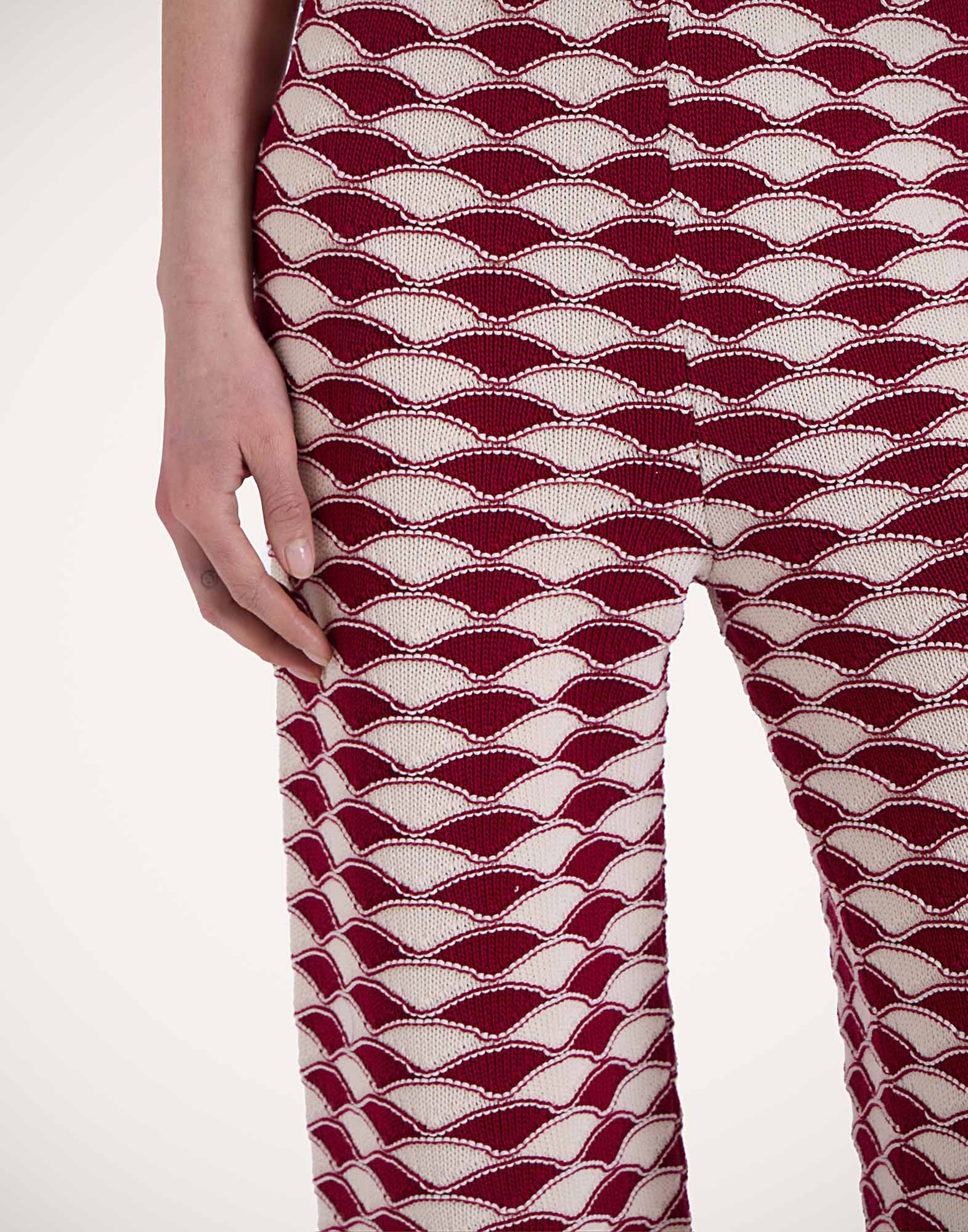 La DoubleJ Sunset Pants Multicolor Red & Yellow TRO0159KNI152VA349RE01