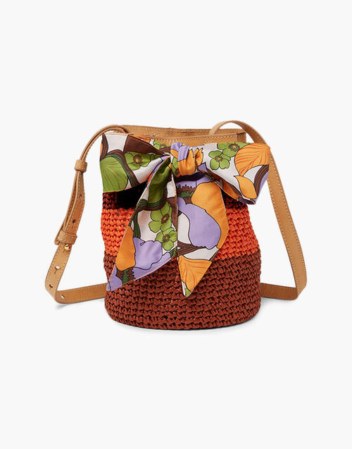 La DoubleJ Secchiello Multicolor Orange BAG0041RAF003MUL0057