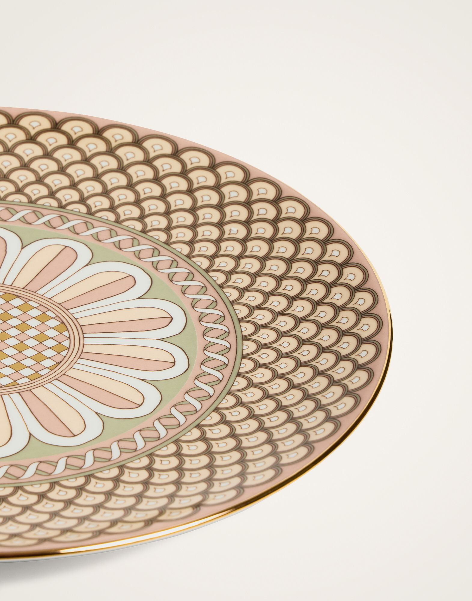 La DoubleJ Serving Platter Napoli Dusty Pink PLA0001CER001NAP04PI10