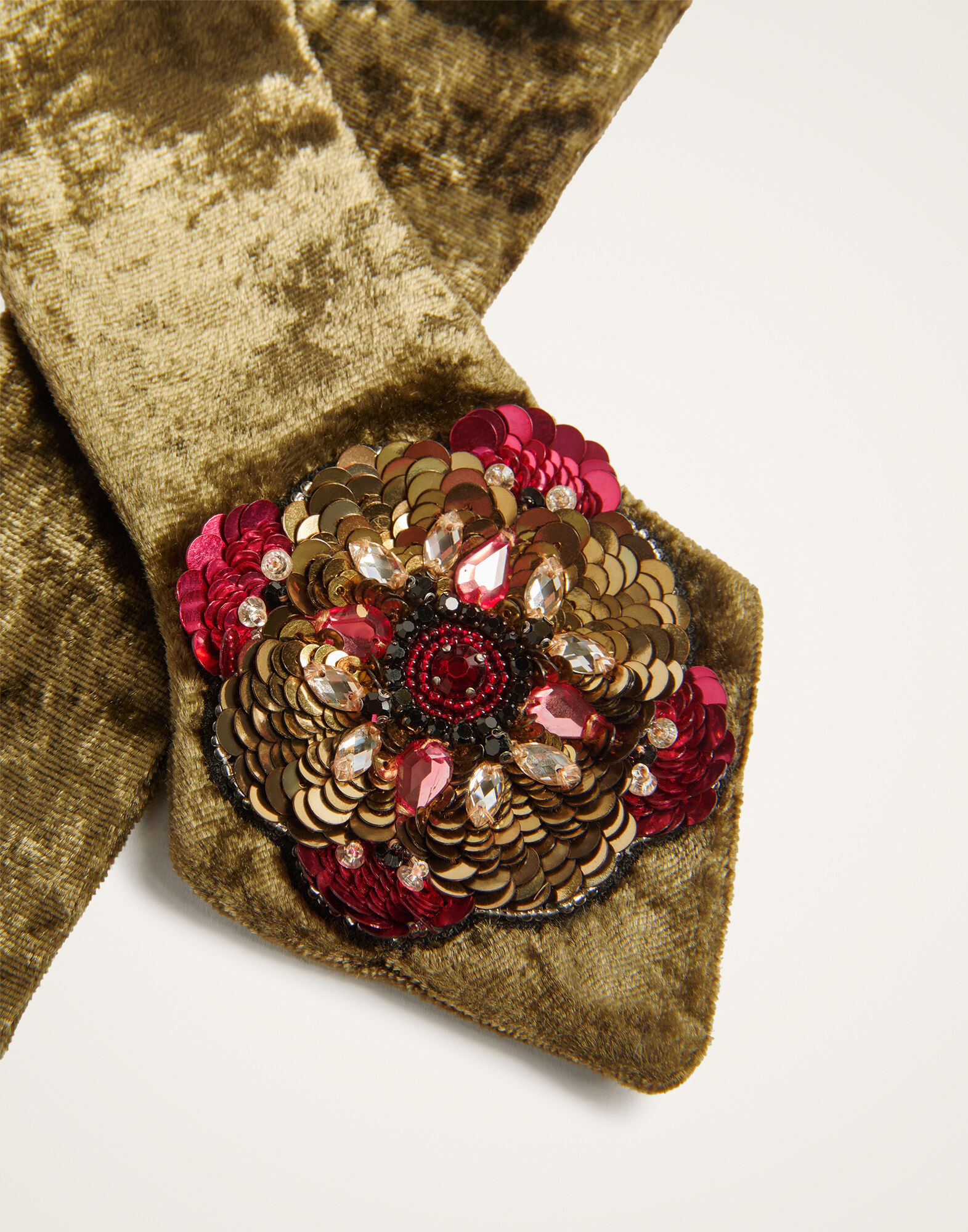 La DoubleJ Ella 2-Ways Stole Solid Military Green HEB0024VEL015NUC05GR12