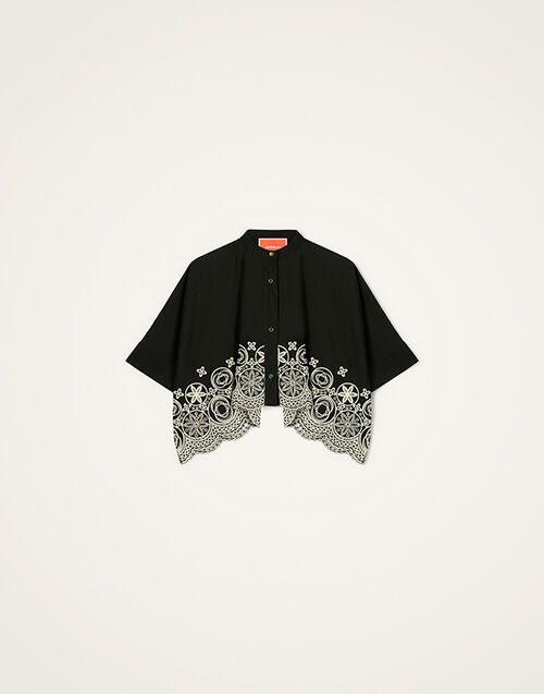 La DoubleJ Mini Foulard Shirt Eclipse Solid Black SHI0168SAN006ECL03BL01