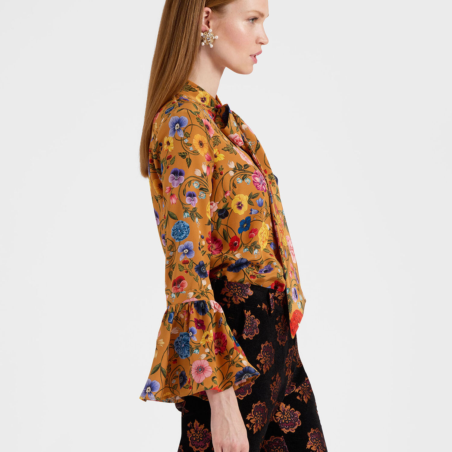 La Doublej Happy Wrist Top In Botticelli Rust