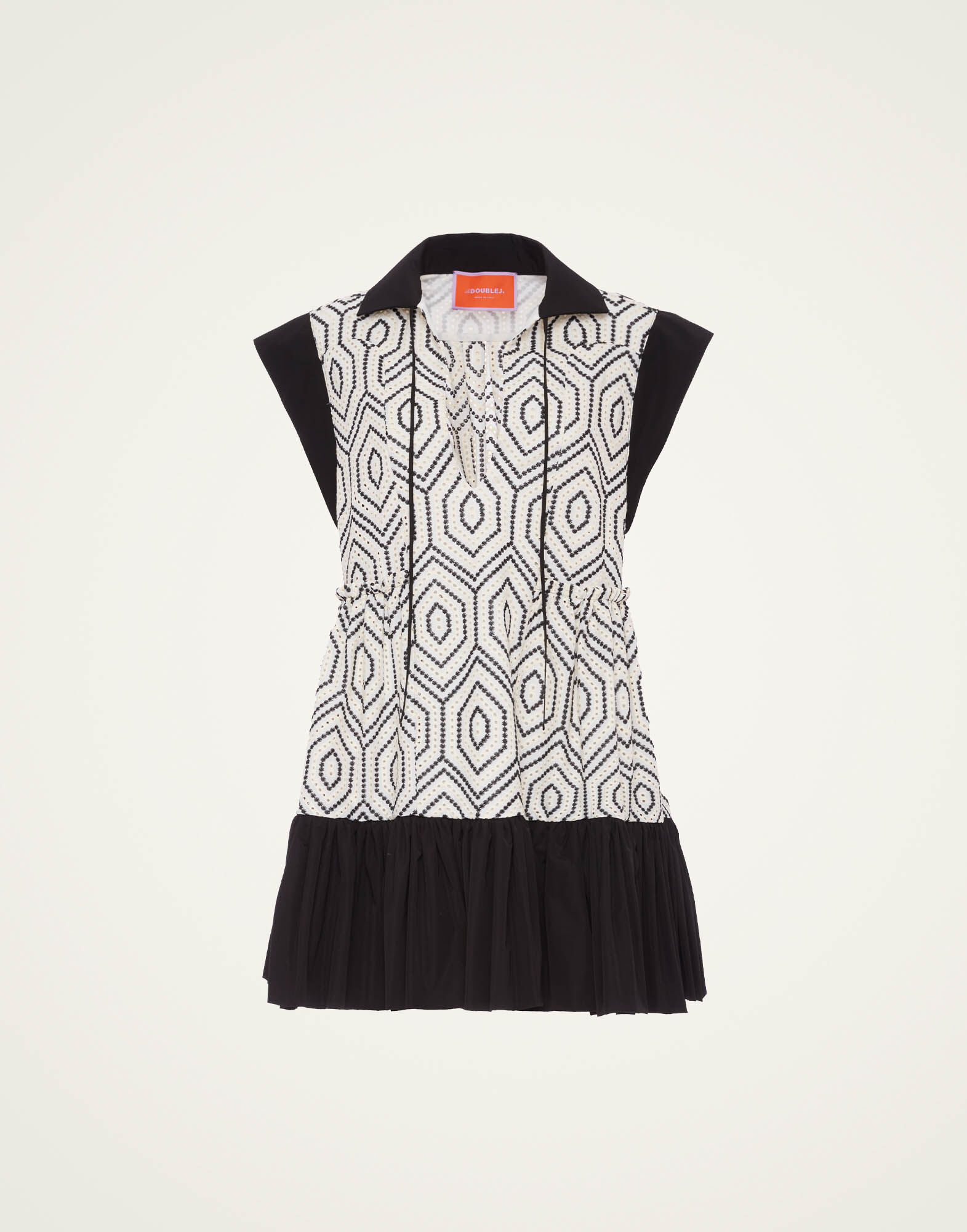 La DoubleJ Jackie Mini Dress Solid Ivory DRE0703SAN001SAN03WH04