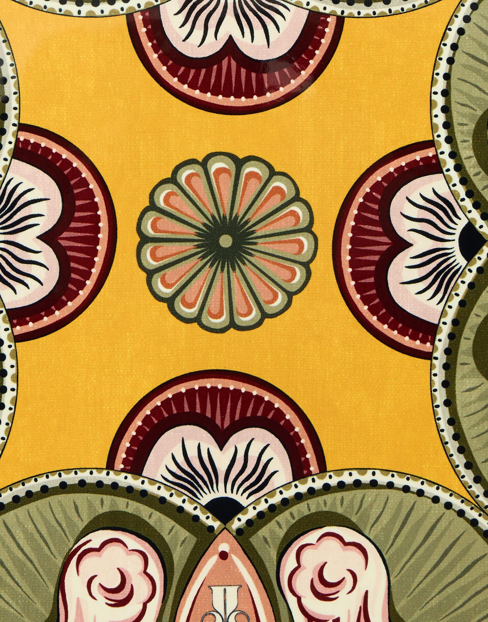 La DoubleJ Disk Placemats Set Of 2 Nucleus Saffron PMT0032CRK001NUC15YE09