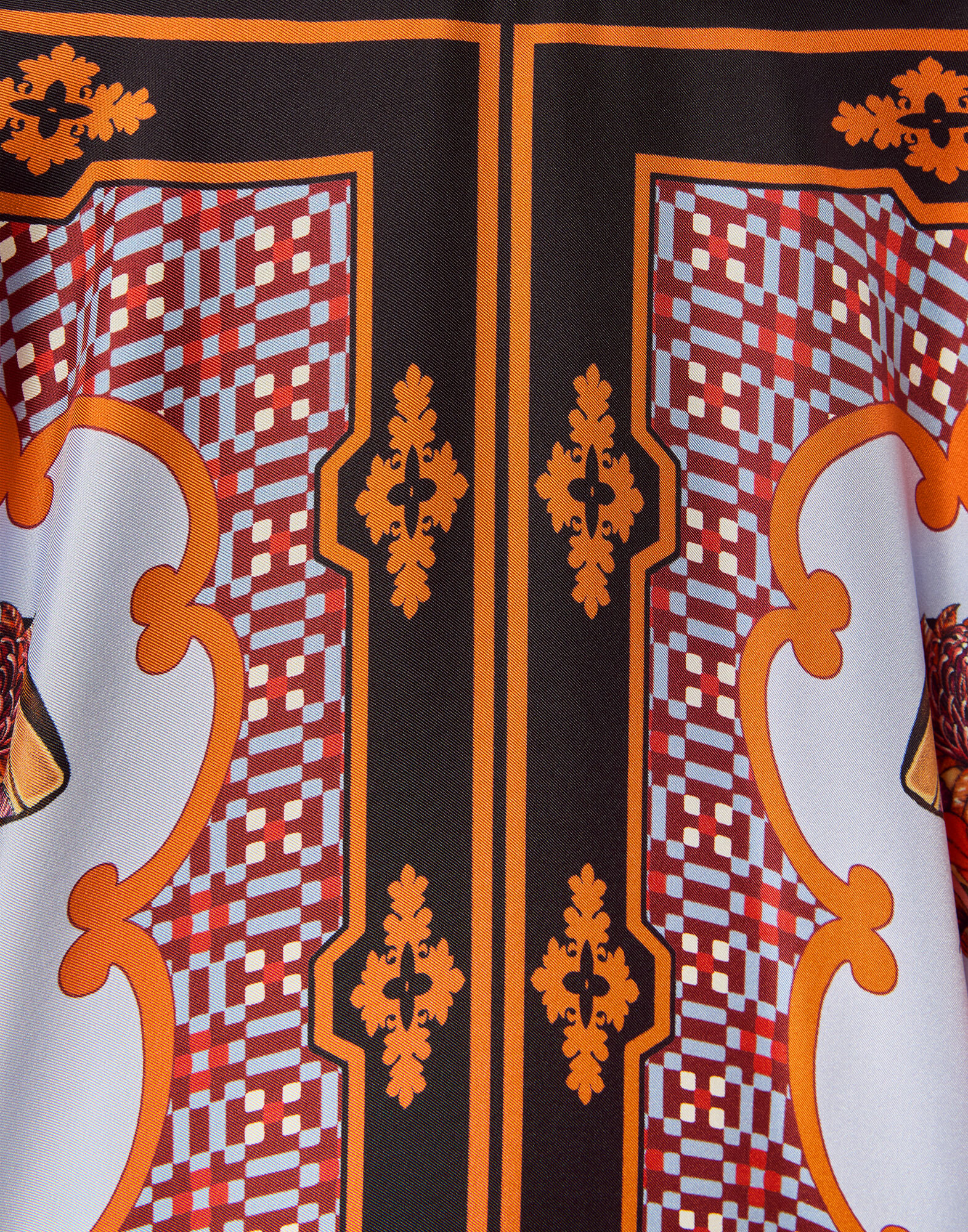 La DoubleJ Long Sleeves San Pietro Dress Mariposa Plac&eacute;e Celeste DRE0969SIL006MAR07BU12