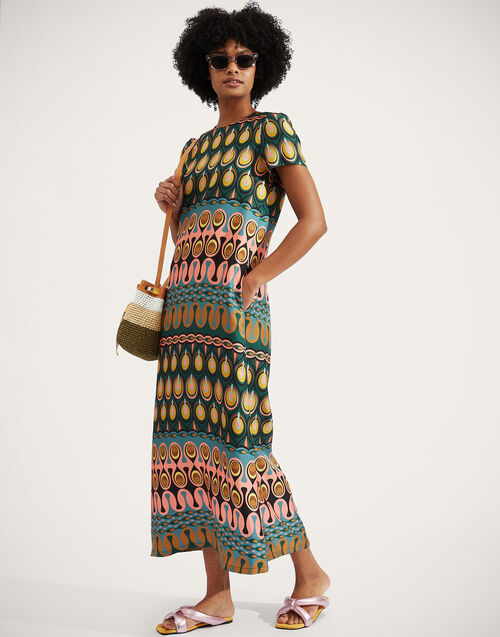 La DoubleJ Swing Dress Rio Verde DRE0001SIL001RIO0002