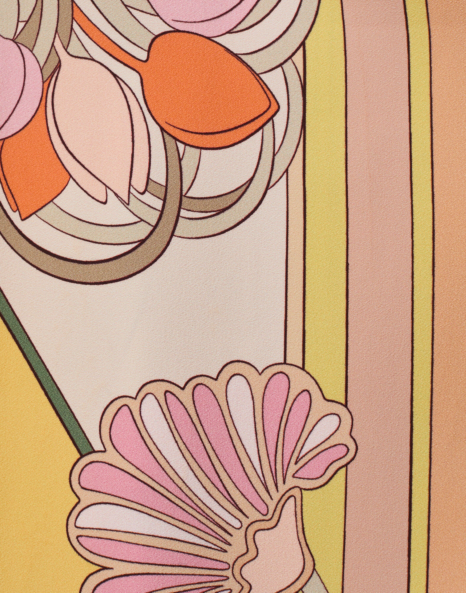 La DoubleJ Pencil Skirt Tulip Plac&eacute;e Pale Pink SKI0022VIS011TUL07PI02