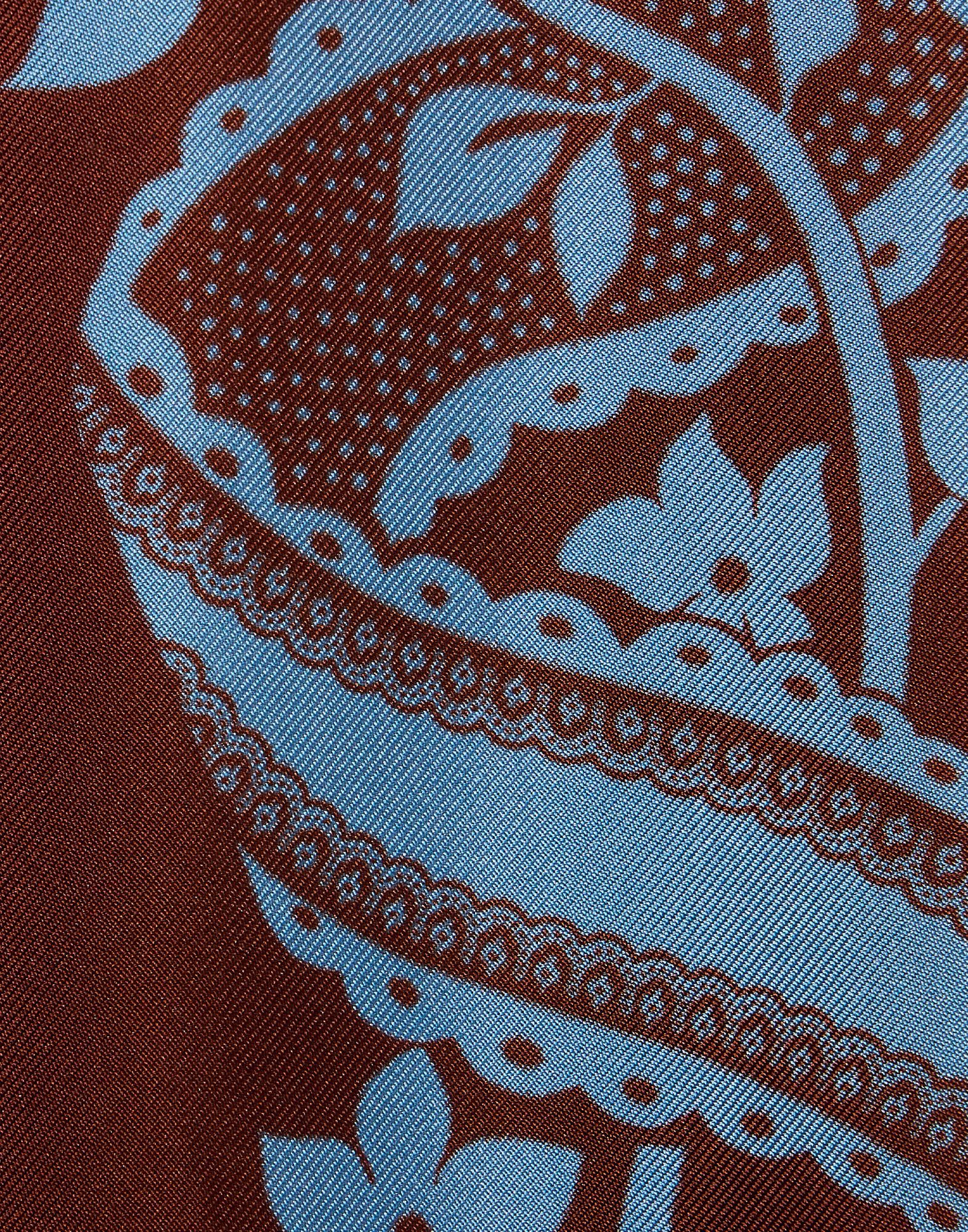 La DoubleJ Make An Exit Top Signoria Plac&eacute;e Brown TOP0117SIL006SIG01BR11