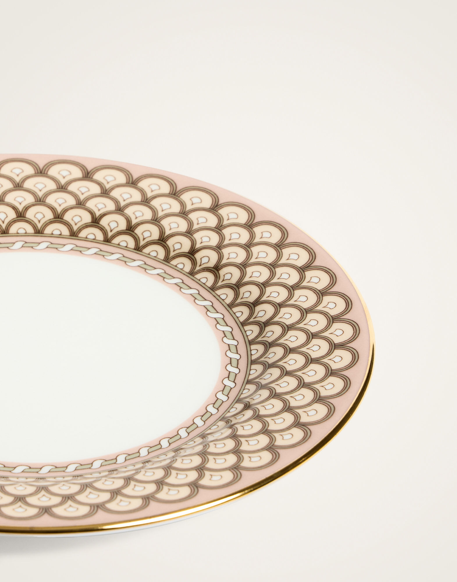 La DoubleJ Dessert Plates Set Of 2 Napoli Dusty Pink DES0002CER001NAP04PI10