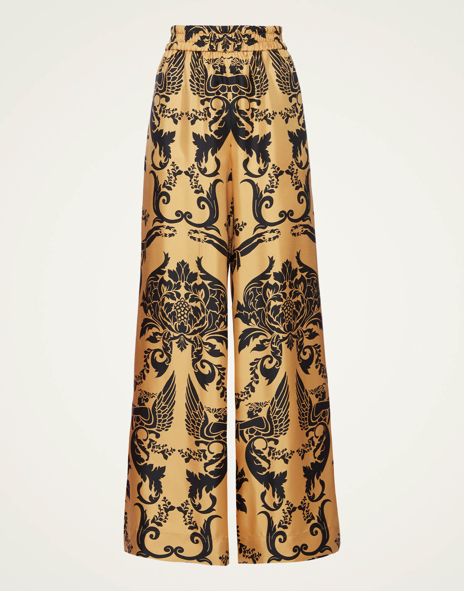 La DoubleJ Palazzo Pants Cherubs Gold TRO0003SIL001CRB01YE05