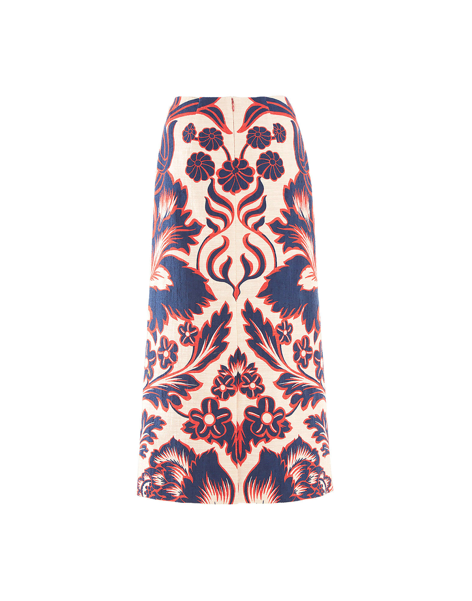 La DoubleJ Pencil Skirt Va-Va Plac&eacute;e White SKI0011COT005VAV01WH01