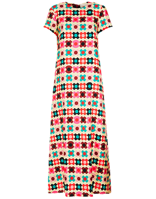 LaDoubleJ Swing Dress Groovy Dot Giallo DRE0001SIL001GRO0003