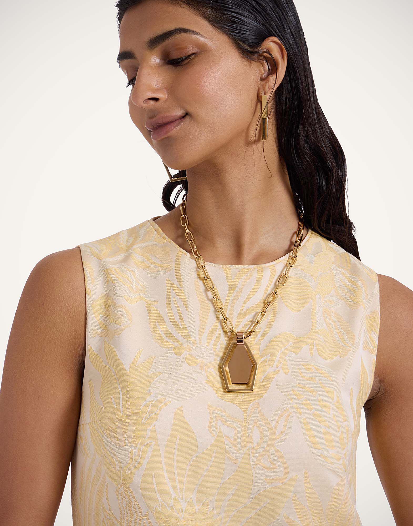 La DoubleJ Column Dress Iris Yellow DRE0892JCQ109IRS06YE02