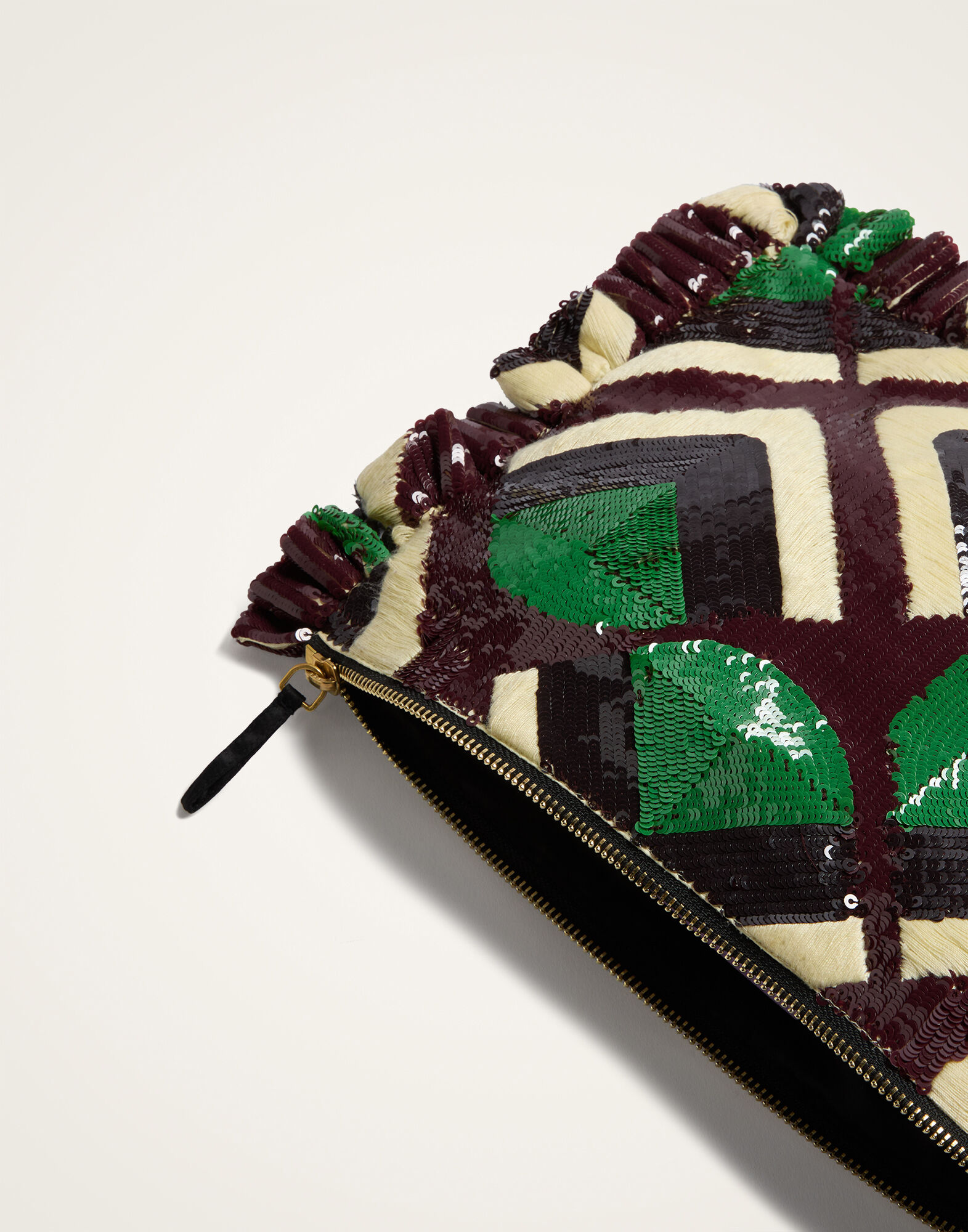 La DoubleJ Hand Pochette Domino Military Green BAG0081PAI017DOM07GR12