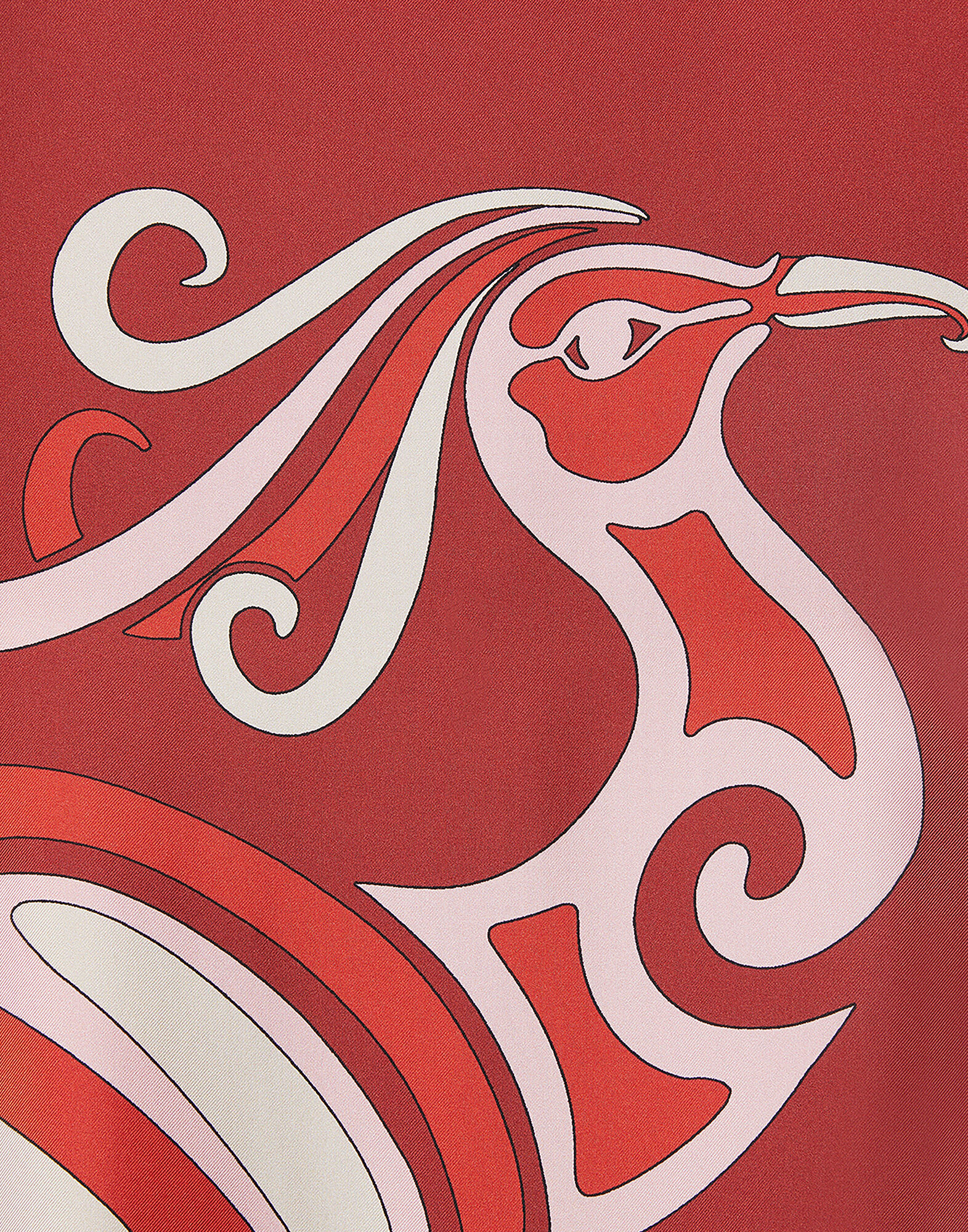 La DoubleJ Swing Dress Phoenix Plac&eacute;e Burgundy DRE0128SIL006PHO01RE02