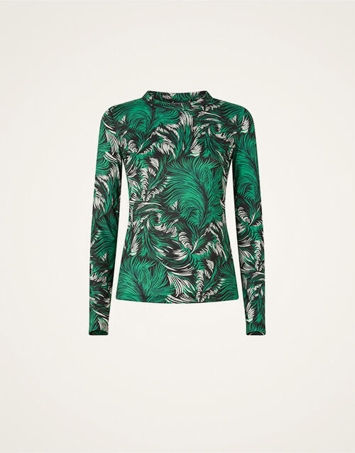 La DoubleJ Crew Top Quill Green TOP0024JER086QLL01GR02