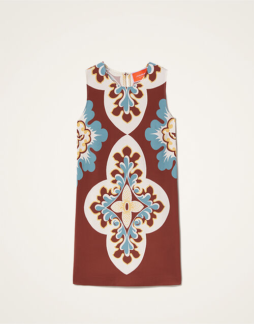 La DoubleJ Stretch Tunic Palazzo Placée Chocolate DRE0758VIS011PAL08BR07