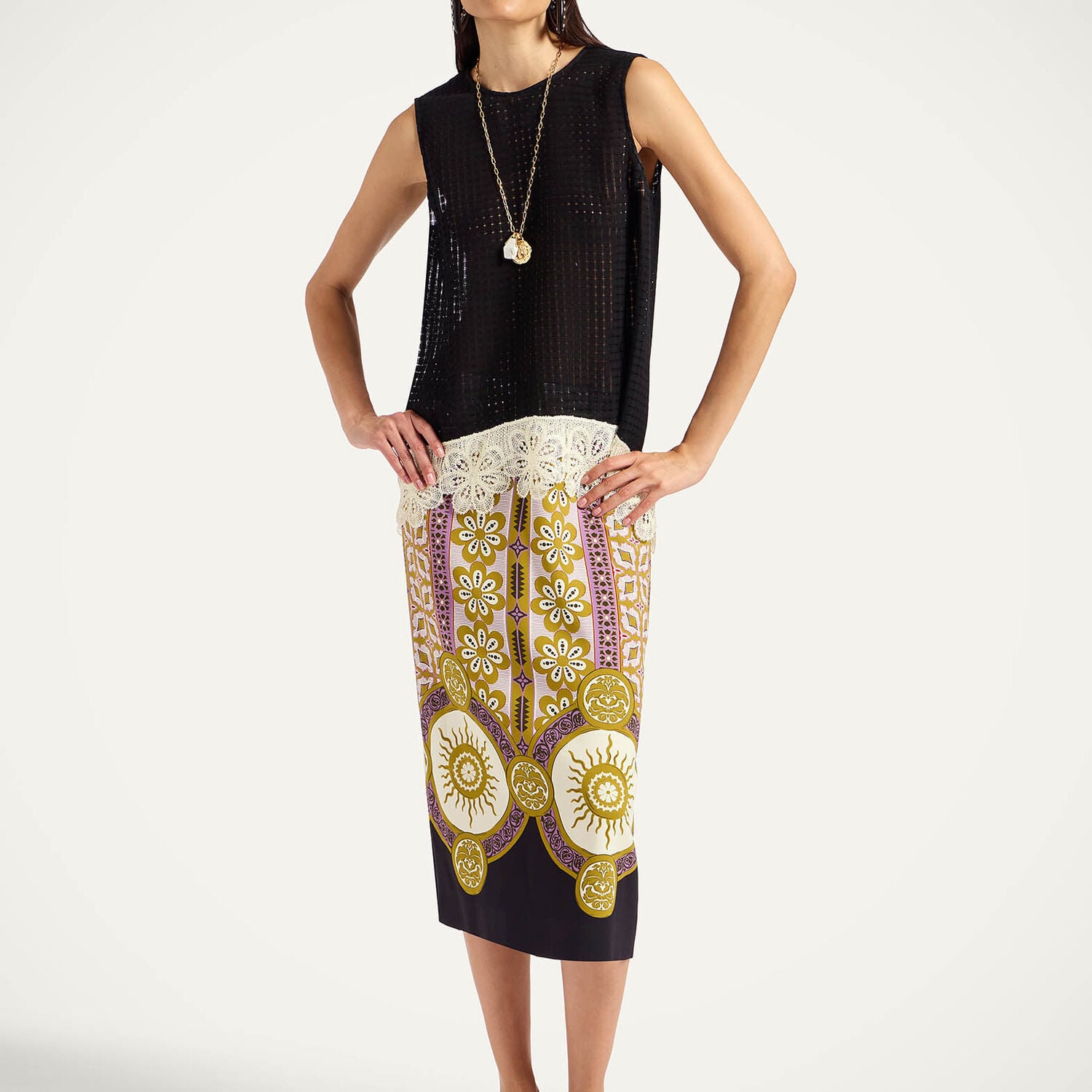 La Double J Pencil Skirt