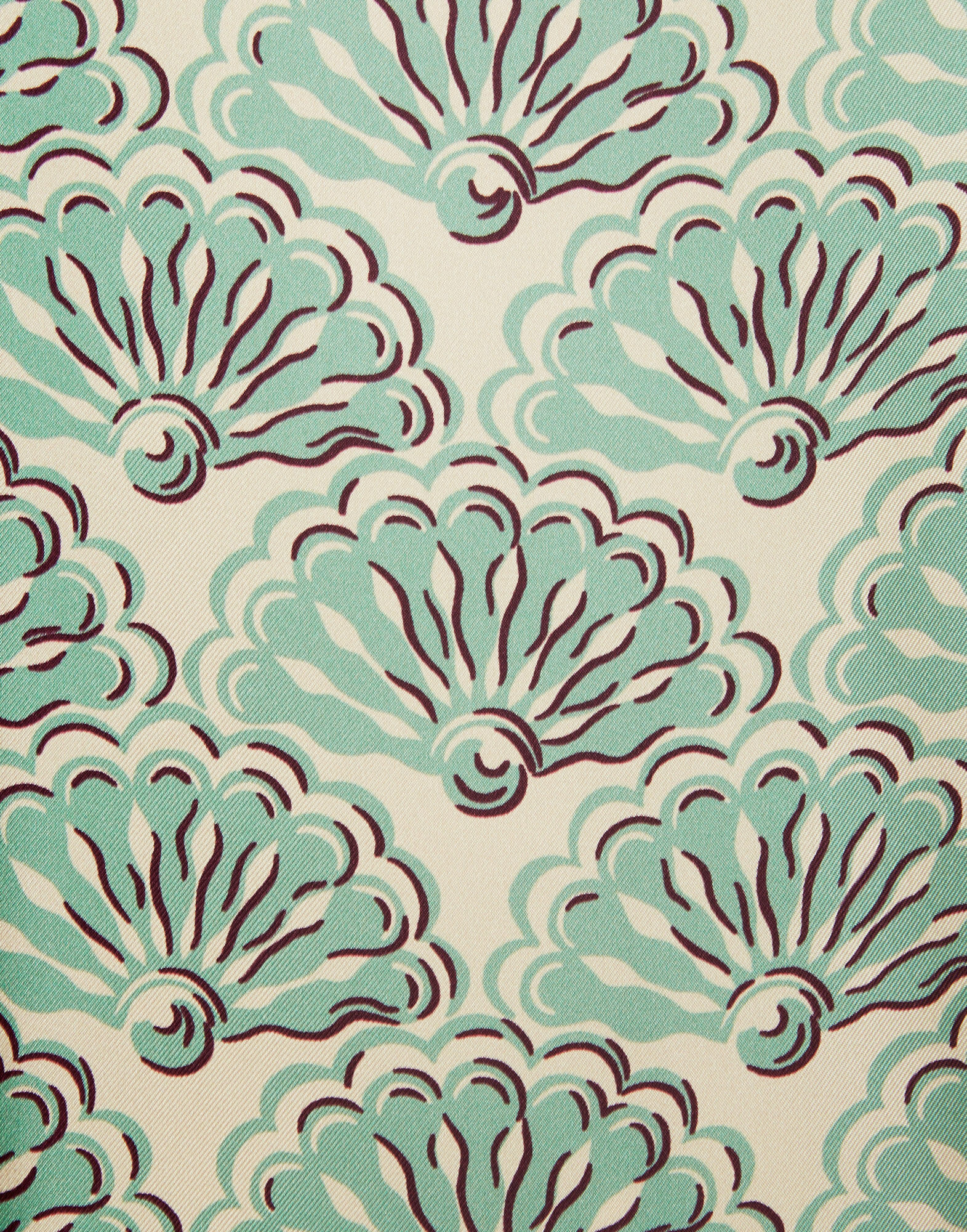 La DoubleJ Muumuu Dress Round Neck Fans Mint DRE0370SIL001FAN01GR11