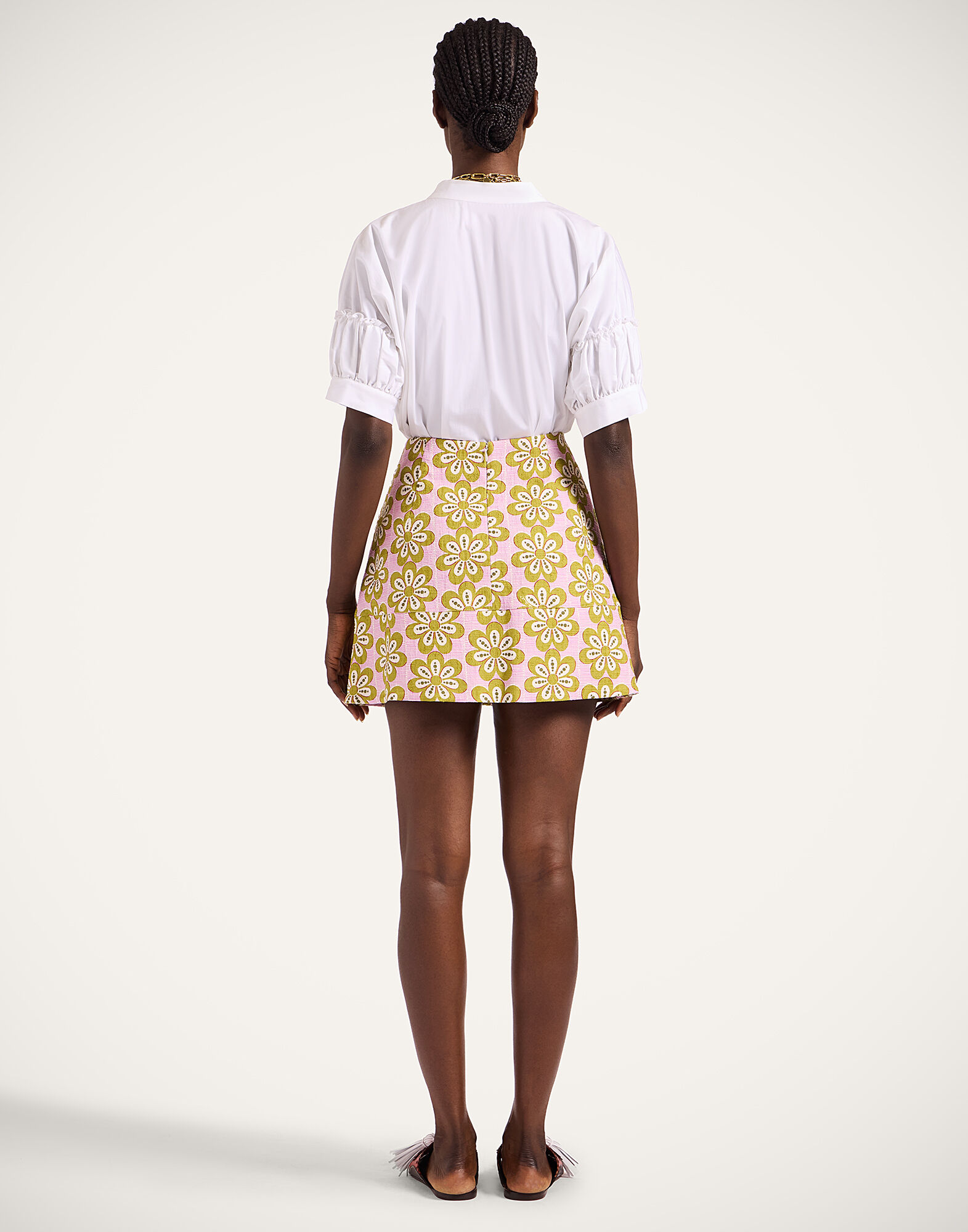 La DoubleJ Short Skirt Caper Pink SKI0027COT005CEP01PI01