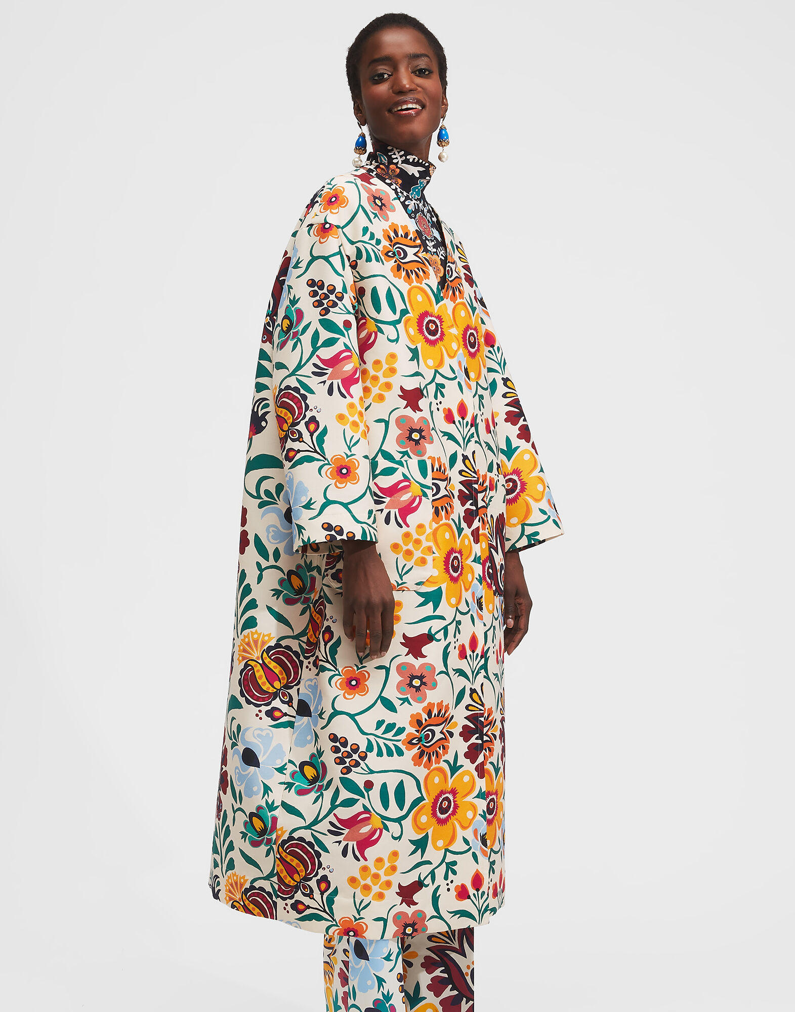 LaDoubleJ Topper Coat Selva Bianco JAC0030CAD001SEL0002