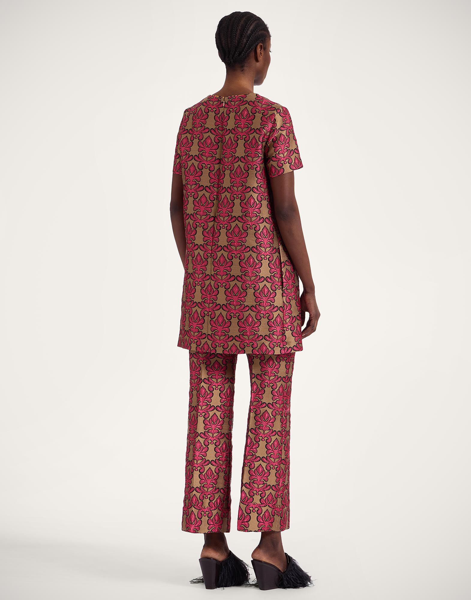 La DoubleJ Mini Swing Dress Herald Fuchsia DRE0658JCQ094HRL01PI03