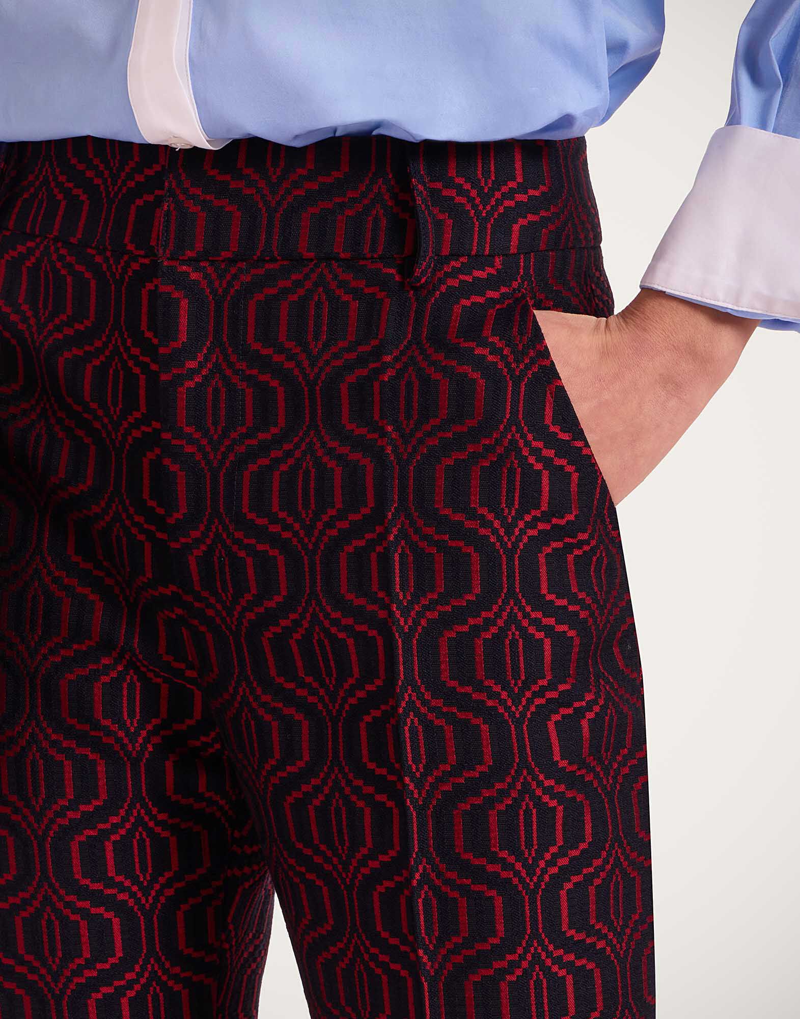 La DoubleJ Hendrix Pants Pixel Blue TRO0014JCQ098PIX01BU03