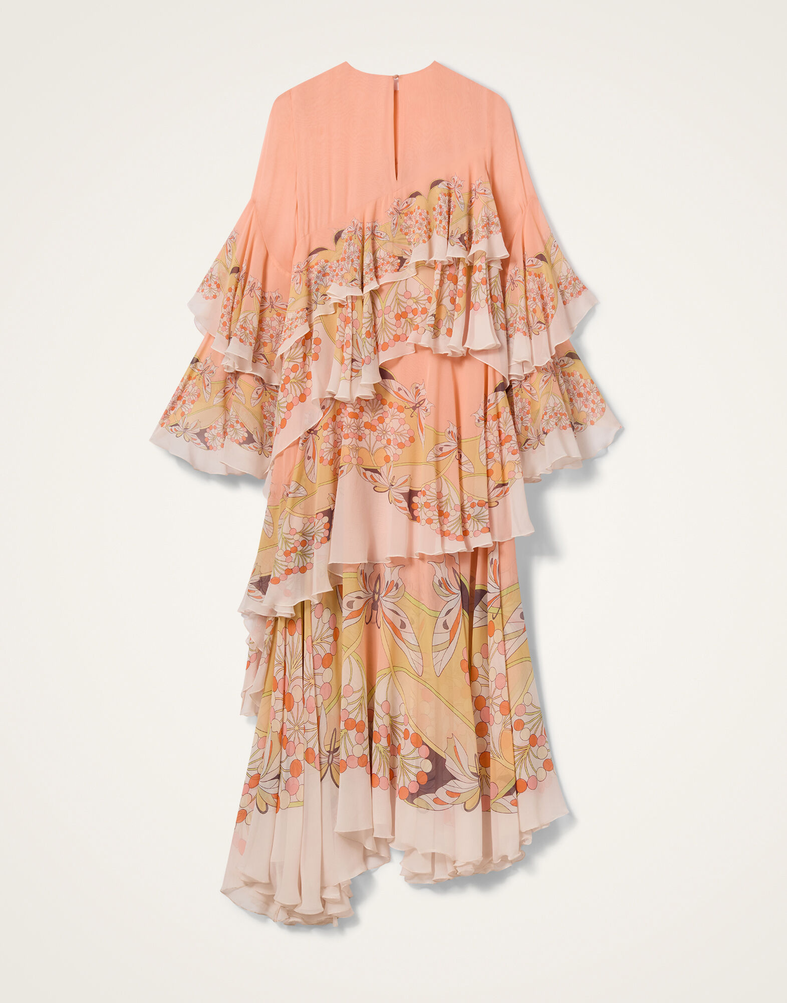 La DoubleJ Naiad Dress Florette Plac&eacute;e Pale Pink DRE0858SIL014FLO08PI02