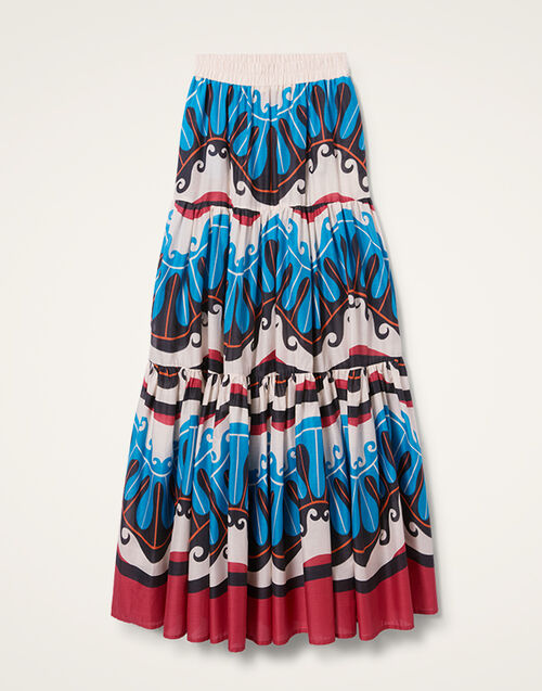 La DoubleJ Big Skirt Pacific Blue Petrol SKI0001COT003PCF02BU05