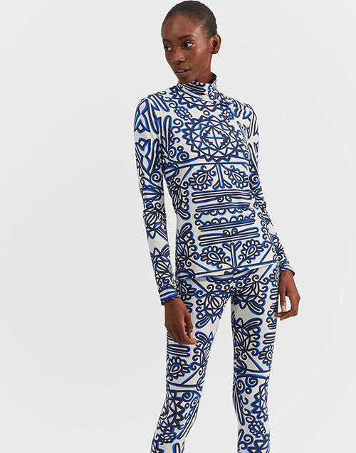 LaDoubleJ Turtleneck Parnaveg Blu SHI0030JER005PRN0002