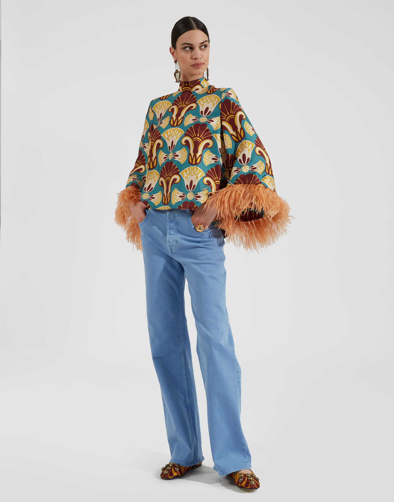 La DoubleJ Better Than Your Boyfriend Jeans Light Blue TRO0091DEN001SOLIDBU01