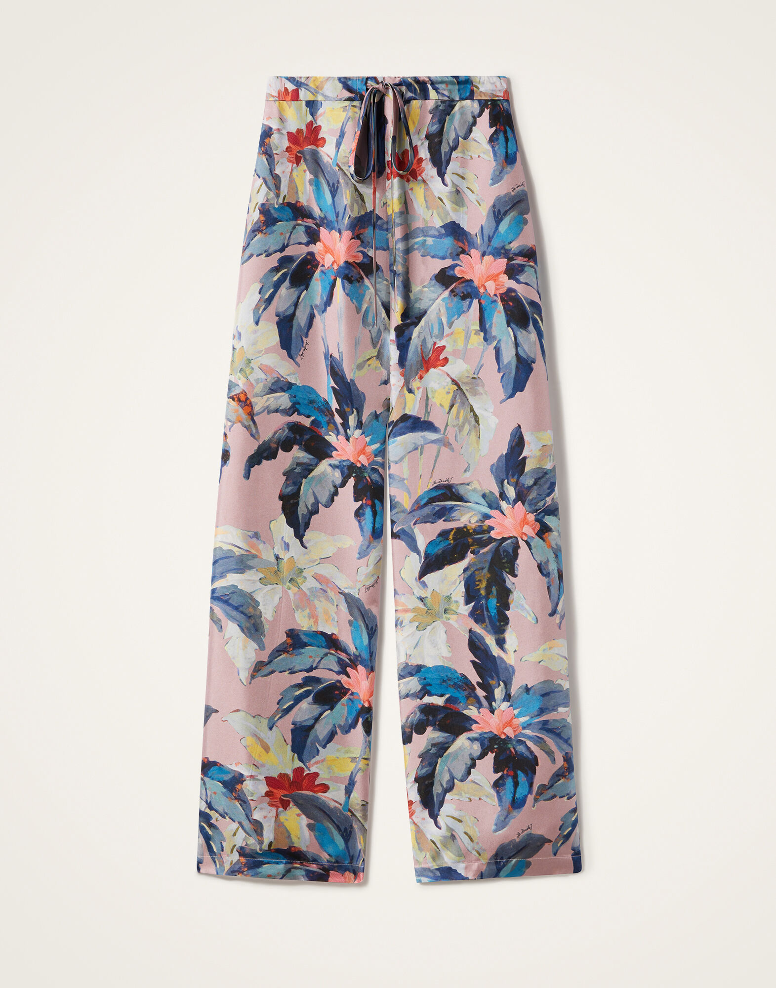 La DoubleJ Drawstring Pants Maxi Tropicana Mauve TRO0053SIL001TRC01PU06