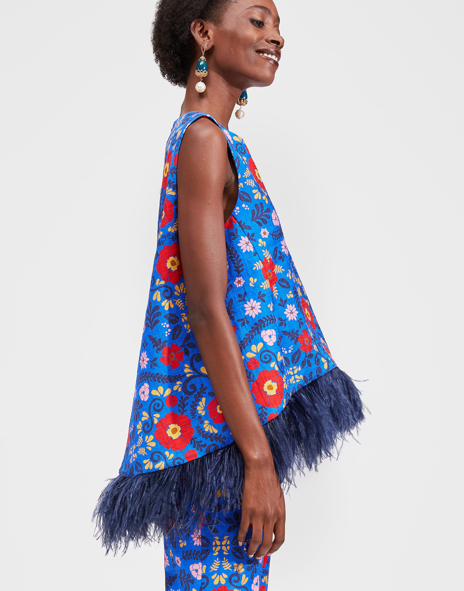 LaDoubleJ La Scala Top (With Feathers) Heckfield TOP0013COT005HEC0001