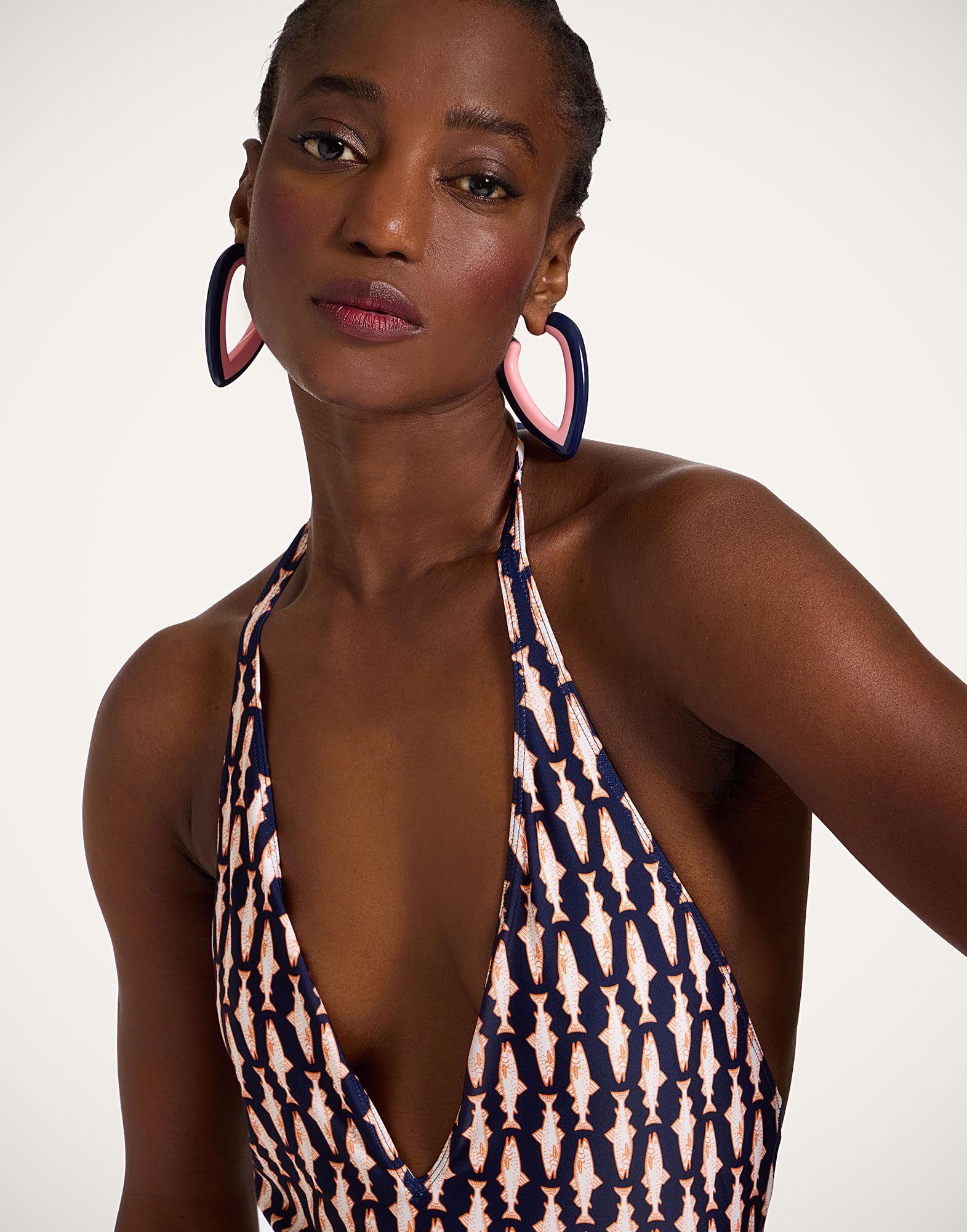 La DoubleJ Sexy Swimsuit Pesciolini Blue SWI0036LYC001PES04BU03