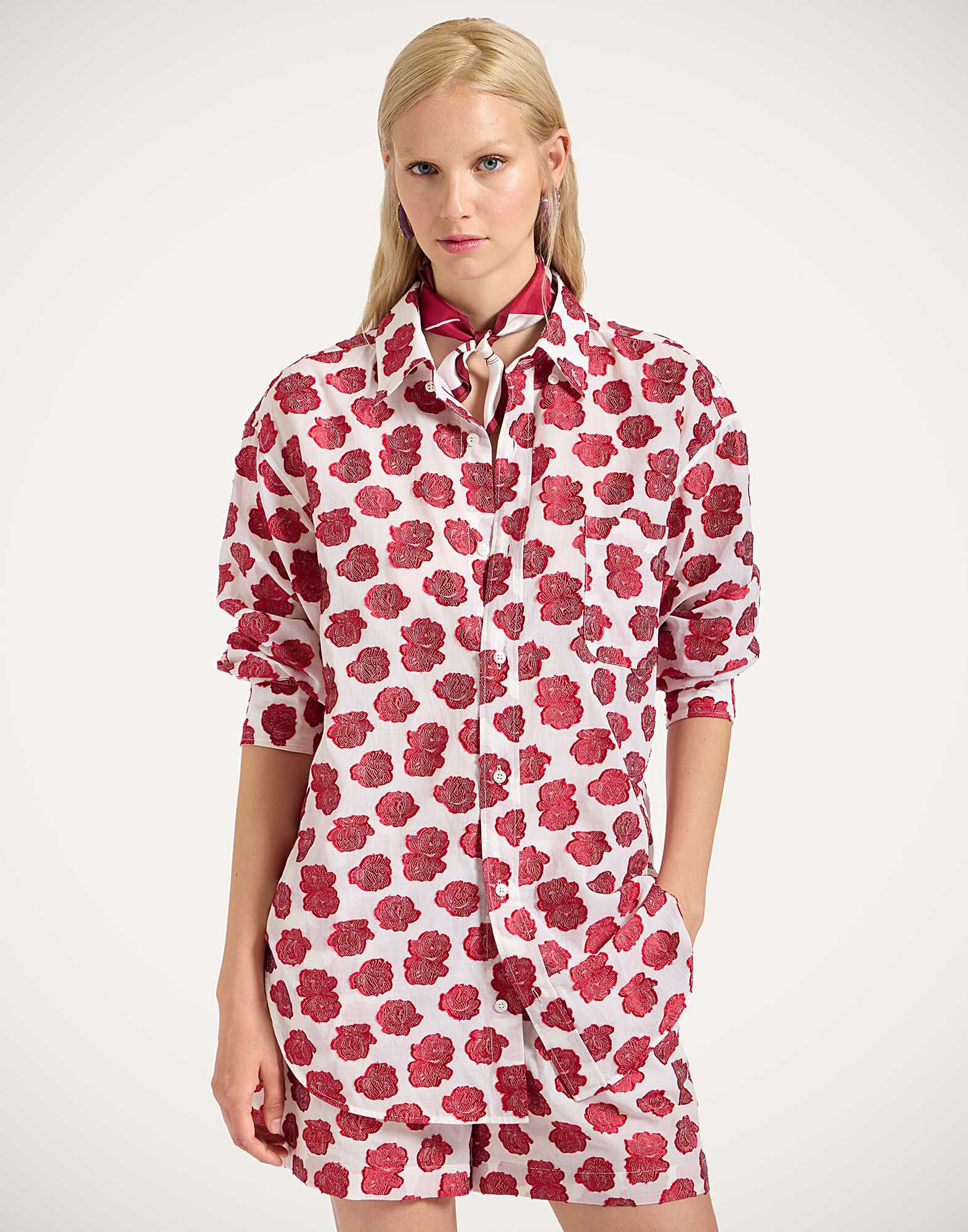 La DoubleJ Better Than Your Boyfriend's Shirt Rose White SHI0133FCP010ROS07WH01